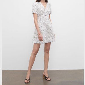 Club Monaco White and Black Mini Dress